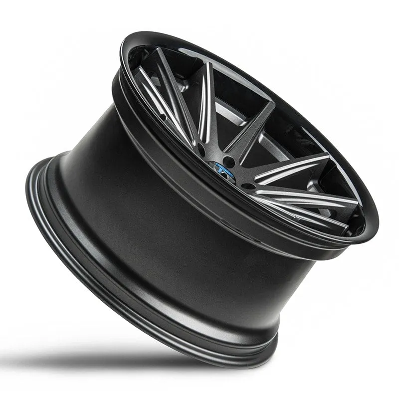 Rohana RC10 Wheels (20x9 5x120 20ET CB 74.1) Machine Black/Chrome Lip / Matte Black / Machine Silver/Chrome Lip / Matte Graphite/Gloss Black