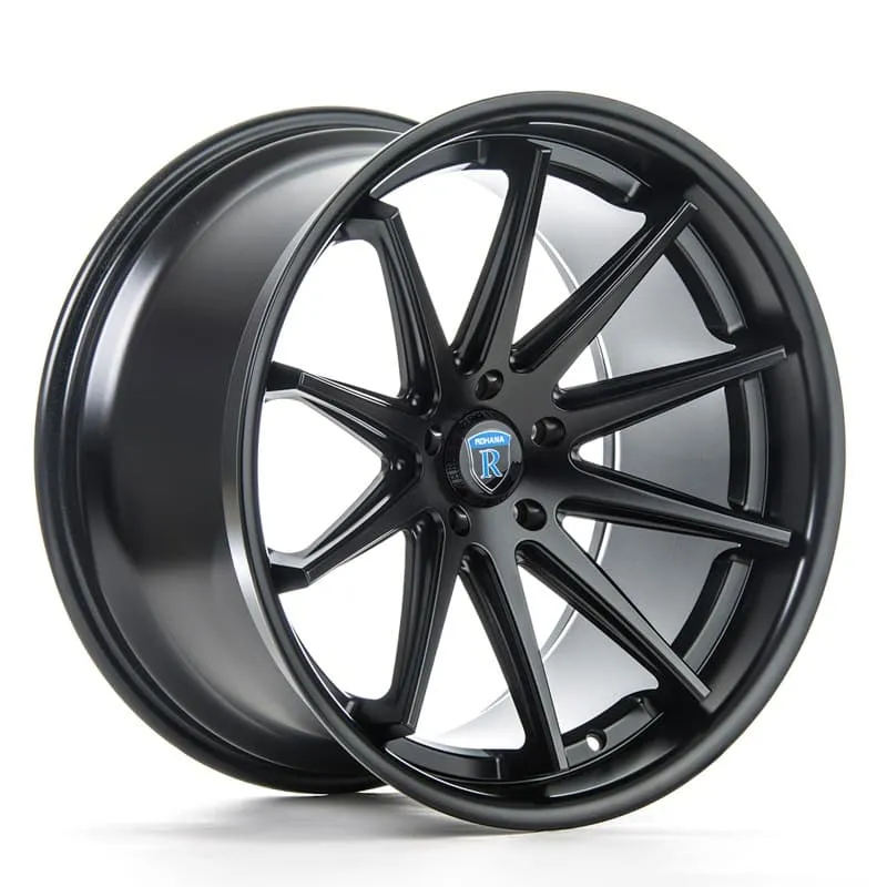 Rohana RC10 Wheels (20x9 5x120 20ET CB 74.1) Machine Black/Chrome Lip / Matte Black / Machine Silver/Chrome Lip / Matte Graphite/Gloss Black