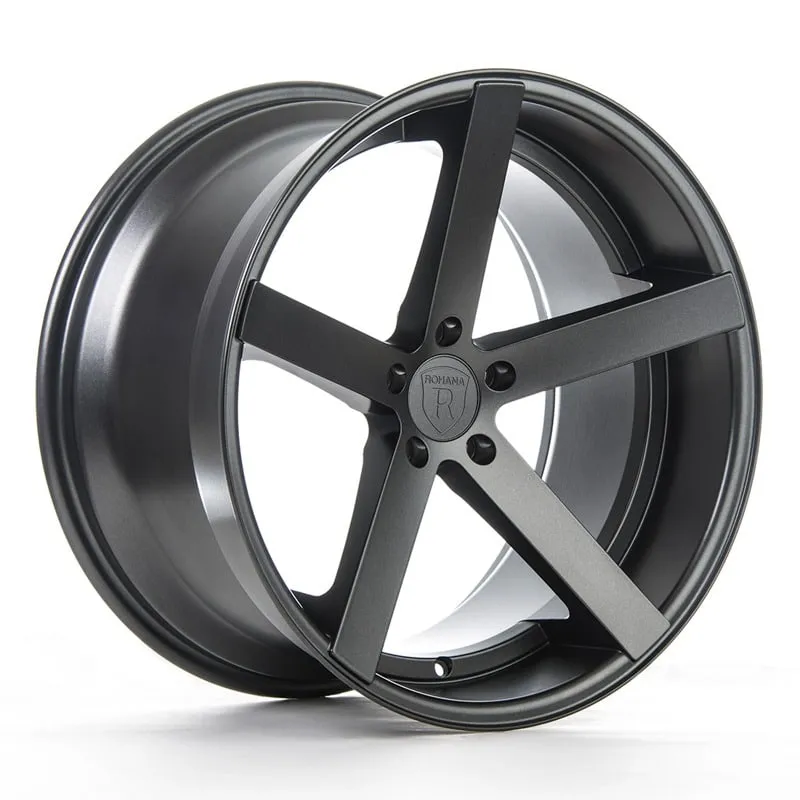 Rohana RC22 Wheels (20x9 5x120 35ET CB 72.56) Matte Black / Matte Graphite / Machine Silver