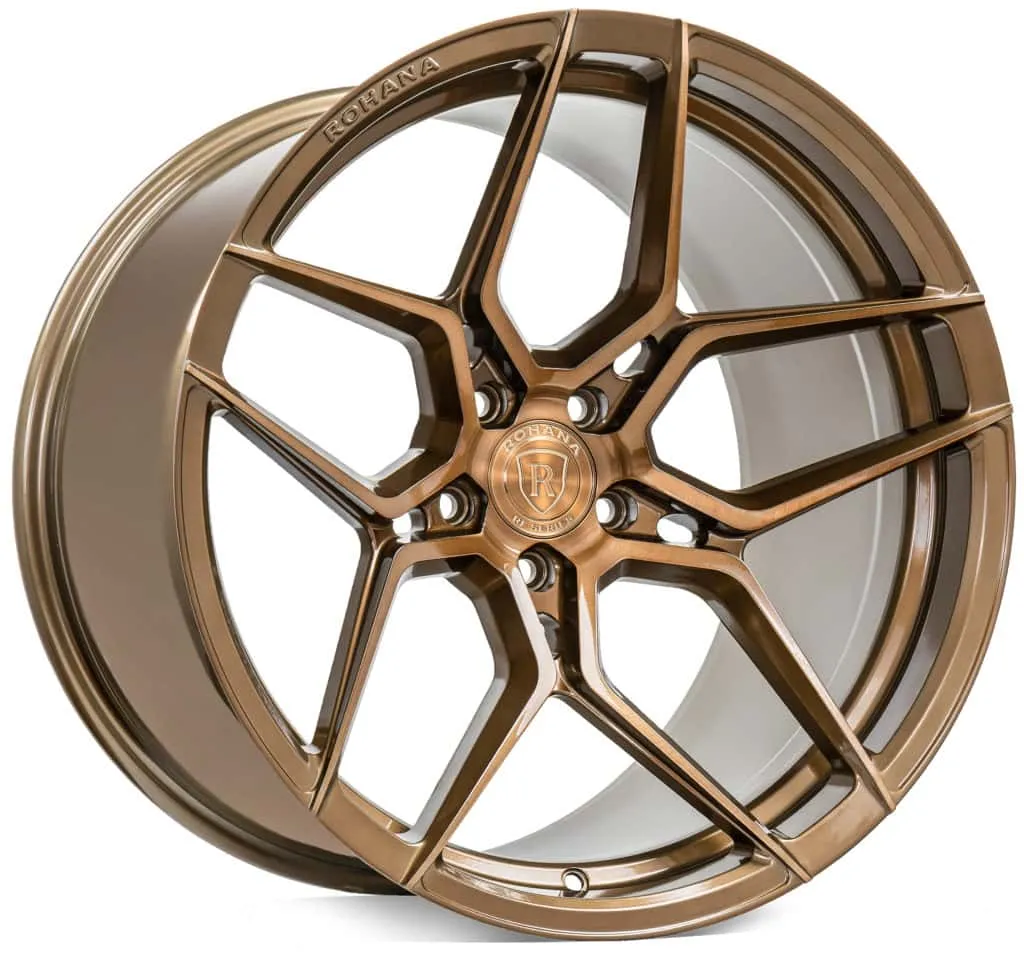 Rohana RFX11 Cross Forged Wheels (20x12 5x120 82ET CB 70.3) Brushed Titanium / Brushed Bronze / Gloss Black