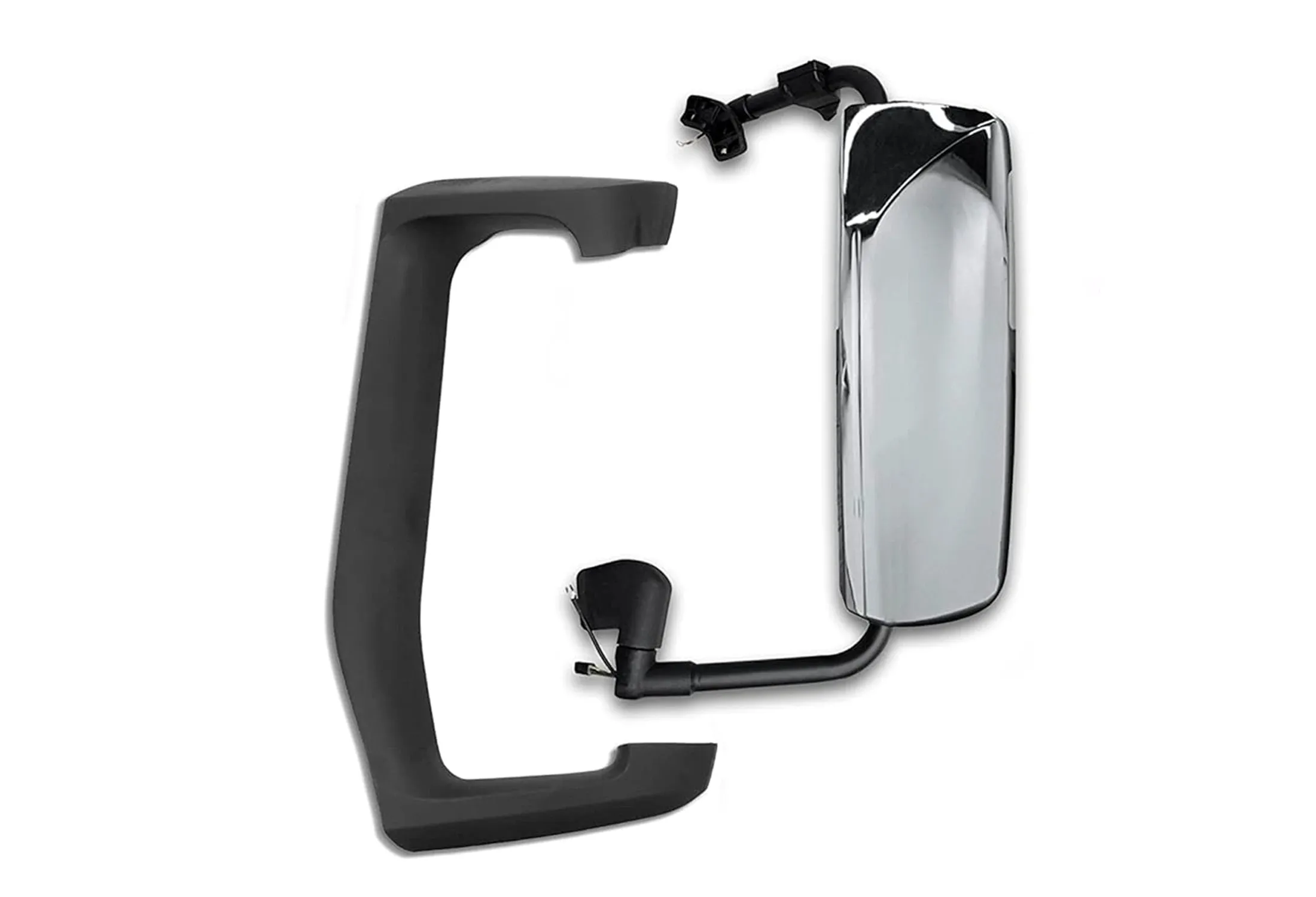 Side View Door Mirror Power Heated Chrome Driver Volvo 2004  VNL VNM VNX