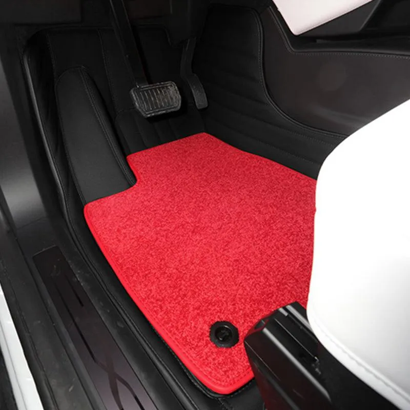 TAPTES® Fully Covered Leather Floor Mats for Tesla Model S