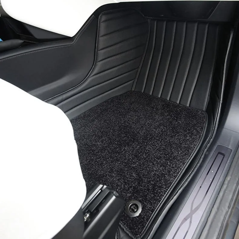 TAPTES® Fully Covered Leather Floor Mats for Tesla Model S