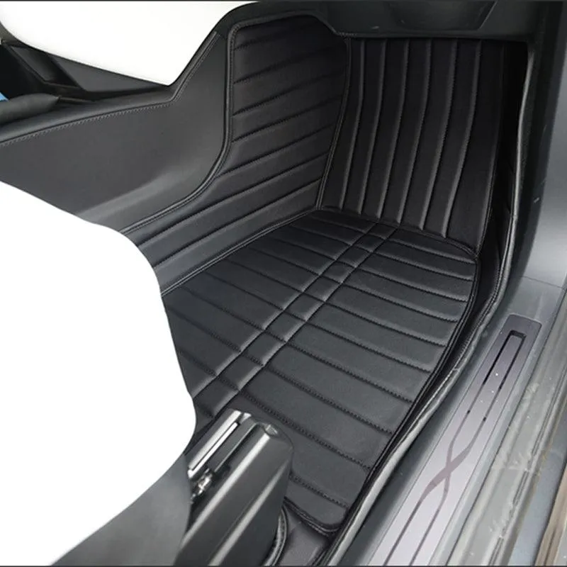 TAPTES® Fully Covered Leather Floor Mats for Tesla Model S