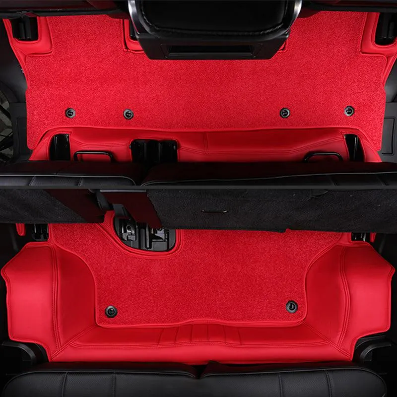 TAPTES® Fully Covered Leather Floor Mats for Tesla Model S