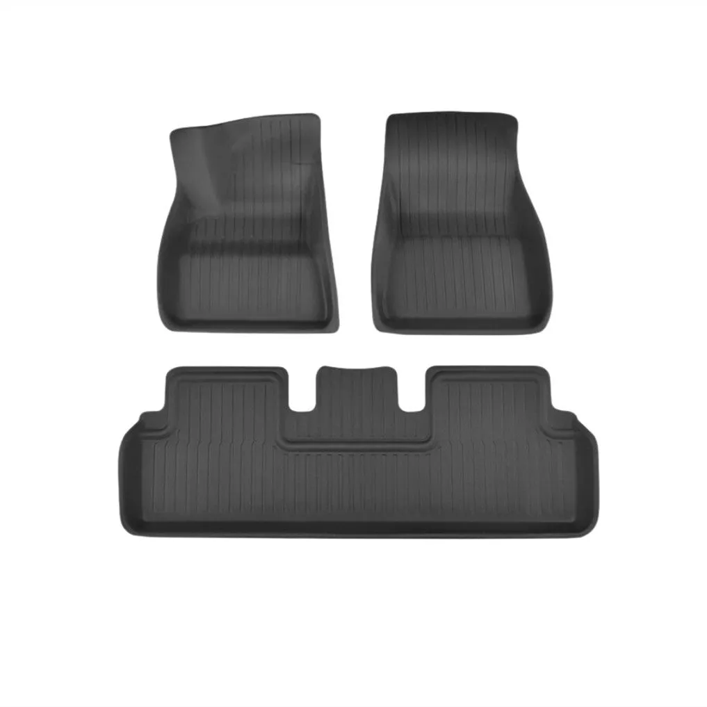 TESERY All Weather 3D Floor Mats for Tesla Model Y & Model 3 Highland