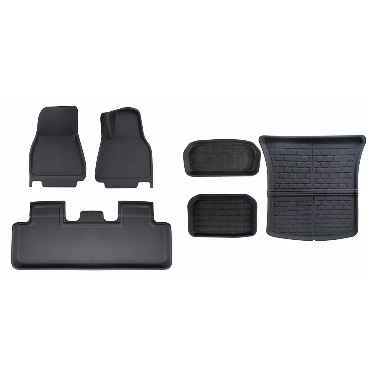TESERY All Weather 3D Floor Mats for Tesla Model Y & Model 3 Highland