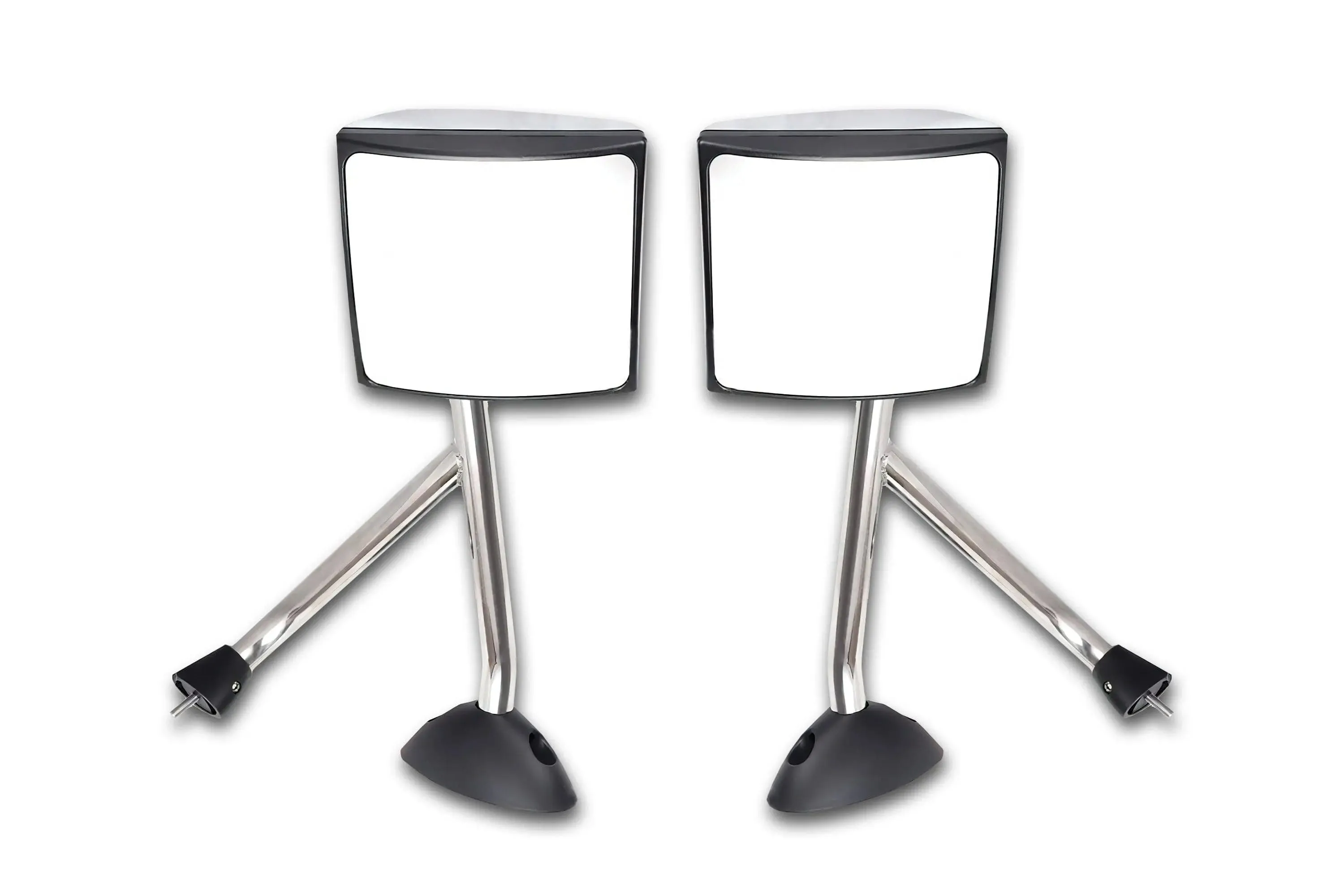 Towing Hood Mirrors Chrome Pair International Durastar