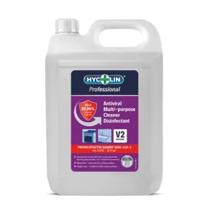 V2 Hycolin Professional Antiviral Multipurpose Cleaner Disinfectant (5L)