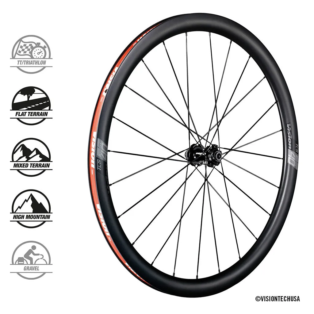 Vision SC Carbon Wheelset 40mm - Disc Brake