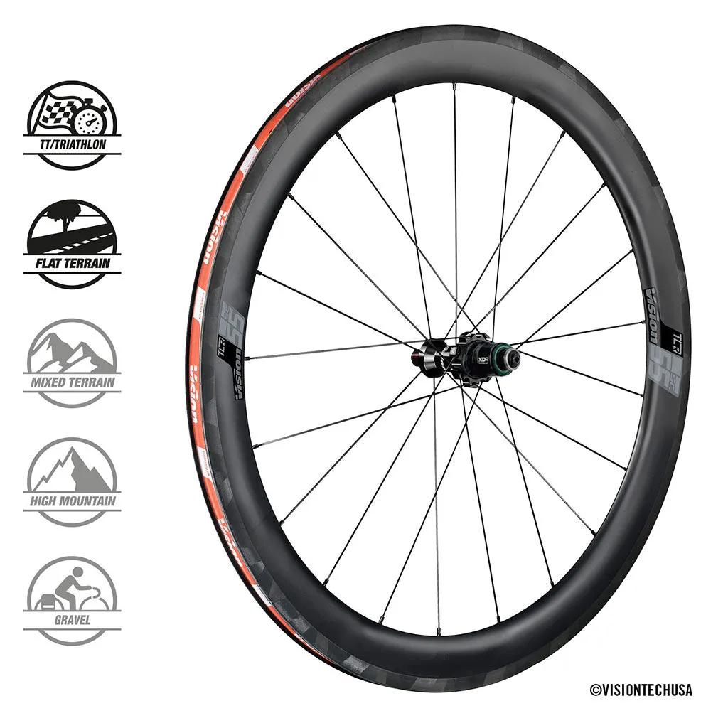Vision SC Carbon Wheelset 55mm - Rim Brake