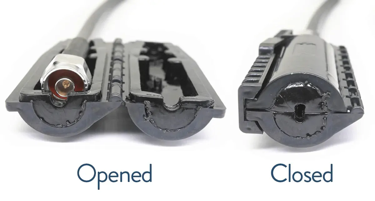 Watertight, IP68 Level Weather Protection for Type N Connections