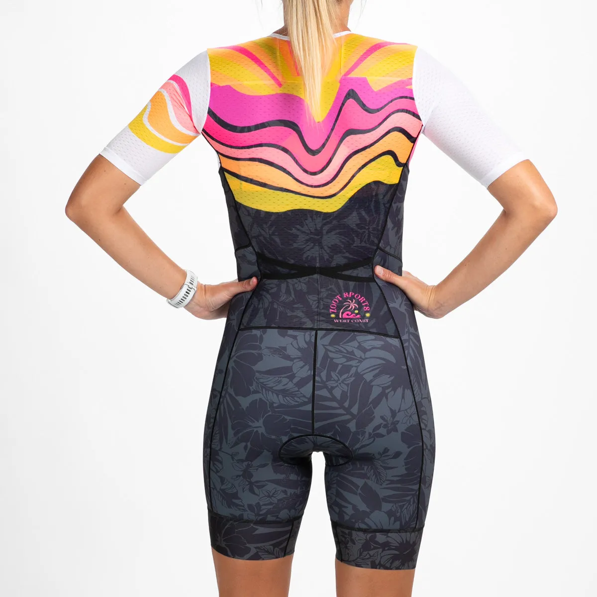 Womens LTD Triathlon Aero Full Zip Racesuit - West Coast