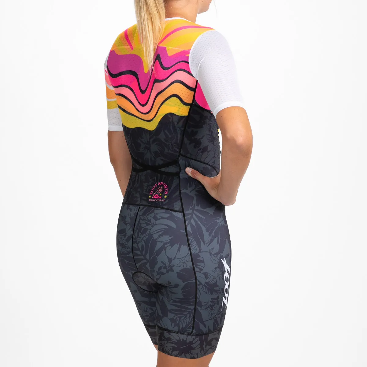Womens LTD Triathlon Aero Full Zip Racesuit - West Coast