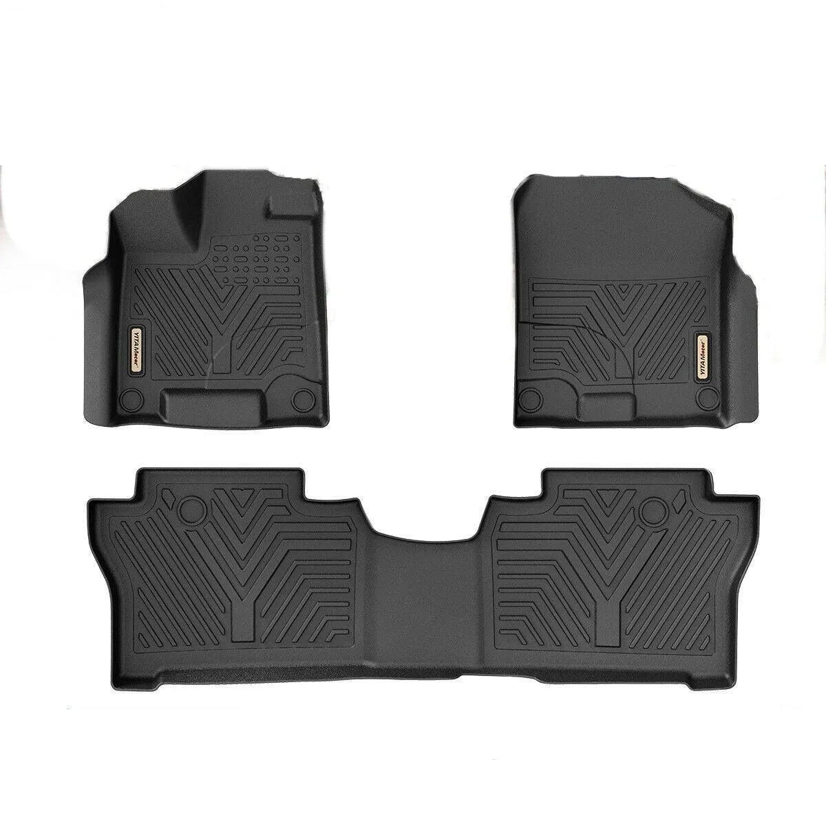 YITAMOTOR® All Weather Floor Mats for 2019-2023 Honda Passport Front Rear Protection Liners